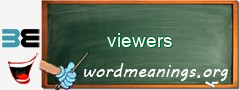 WordMeaning blackboard for viewers